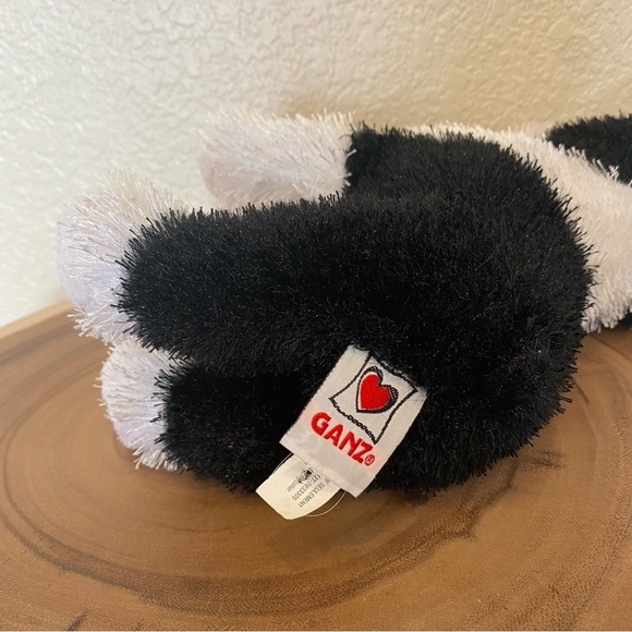 Ganz Boston Terrier Webkinz black and white dog puppy stuffed animal plush - Picture 4 of 4